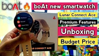 boAt Lunar Connect Ace Smartwatch Unboxing and Overview in Hindi