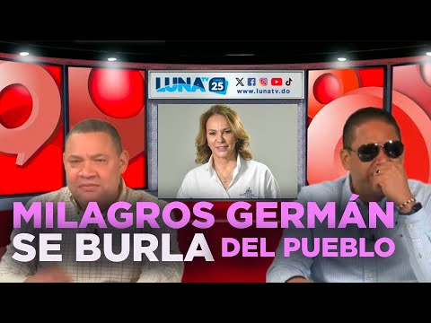 Los Opinadores le entran a la "DIVA" Milagros Germán por burlarse del pueblo doiminicano, ESCUCHA!