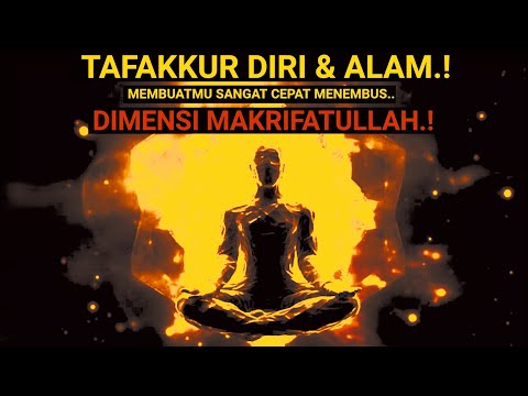 TAFAKKUR tentang DIRI & ALAM, Membuat cepat menembus DIMENSI MAKRIFATULLAH.!