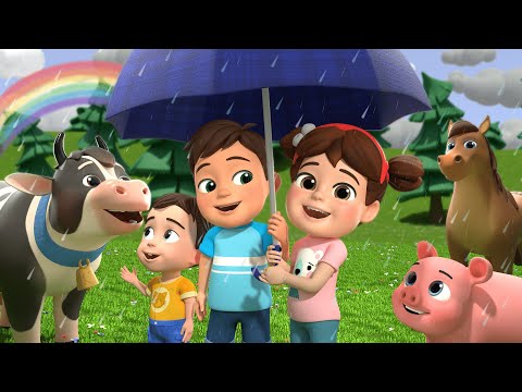 Rain Rain Go Away (Animal Version) | Newborn Baby Songs & Nursery Rhymes