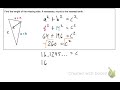 Right Triangle Concepts and Pythagorean Theorem
