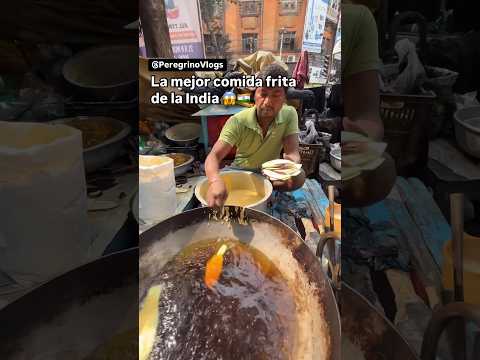 Mi Primer día de Turista en la India probando comida frita callejera 😱🇮🇳