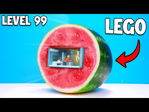Level 1 to 100 SECRET LEGO Bases