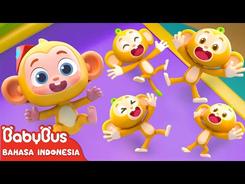 5 Monyet Kecil Tidur Nyenyak 🐵💤 | Kebiasaan Baik | Lagu Anak | Ayo ! Neo 🌟| BabyBus Bahasa Indonesia
