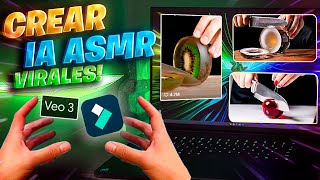 CREAR Videos ASMR VIRALES 2025 / UTILIZANDO VEO 3 de FILMORA