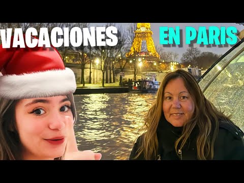 NAVIDAD en PARIS | BATOBUS Crucero por el SENA en PARIS con Arantxa