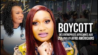 Le boycott des business  africains par des afro descendants AMERICAINS  aux Etats unis‼️