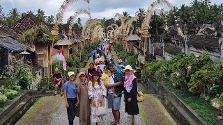 desa panglipuran bali. desa ter bersih di indonesia 👍
