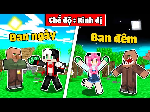 REDHOOD THỬ THÁCH 24GIỜ SINH TỒN MINECRAFT CHẾ ĐỘ KINH DỊ*MỀU KHÁM PHÁ NGÔI LÀNG BỊ NGUYỀN RỦA*RM TV