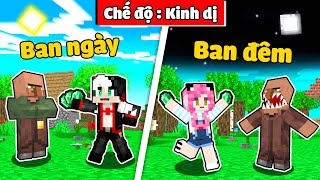REDHOOD THỬ THÁCH 24GIỜ SINH TỒN MINECRAFT CHẾ ĐỘ KINH DỊ*MỀU KHÁM PHÁ NGÔI LÀNG BỊ NGUYỀN RỦA*RM TV