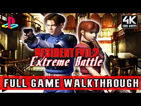 RESIDENT EVIL 2 (1998) Extreme Battle Level 3 | Full Game - NO DAMAGE Walkthrough【4K】