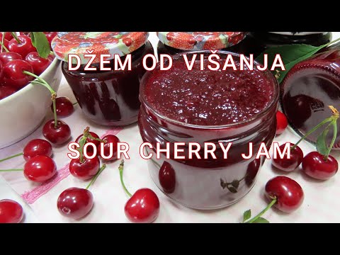 Domaći Džem od Višanja bez Pektina 🍒 | Brz i Jednostavan Recept (Sour Cherry Jam Recipe)