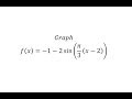 Graphing a Transformed Sine Function