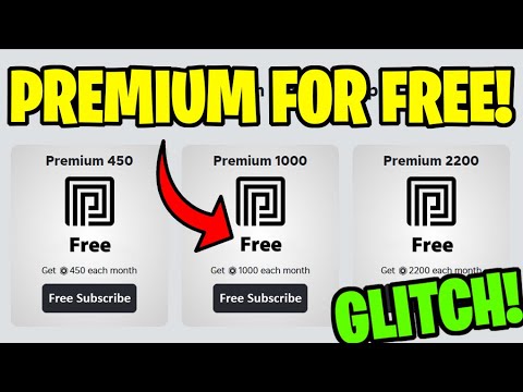 *GLITCH* HOW TO GET PREMIUM MEMBERSHIP FOR FREE! (ROBLOX 2025,2026)