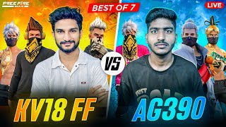 KV18 ESPORTS 🆚 AKHILESH GAMING 390 | 4v4 Clash Squad | STATE WARS 🔥Best of 7 🔥#freefirelivetelugu