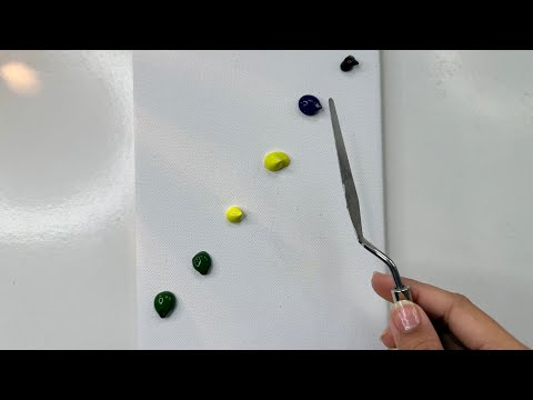 Easy Flower painting tutorial/ Acrylic painting tutorial step by step