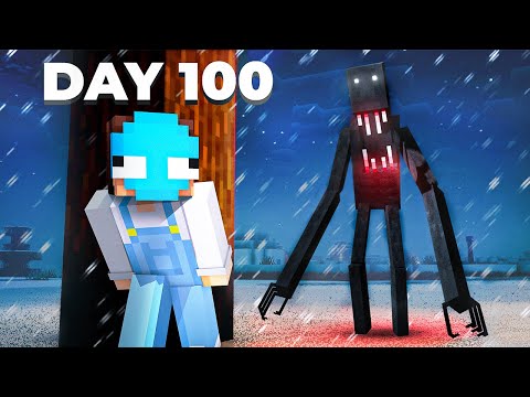 Surviving Minecraft's Scariest Winter For 100 Days