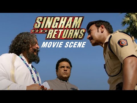 Ajay Devgn Ke Jabardast Dialogues | Singham Returns | Movie Scene