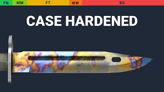 Bayonet Case Hardened Wear Preview