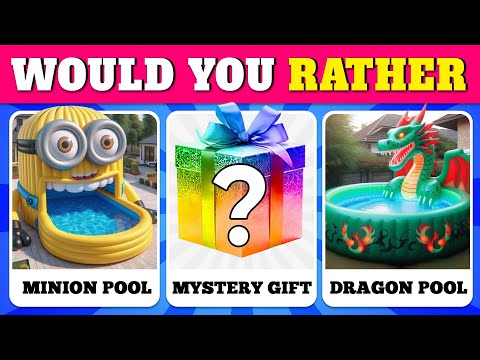 Would You Rather - MYSTERY Gift Edition 🎁🌈✨ Quiz Rainbow