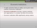 Economic Institutions and Consumer Behavior