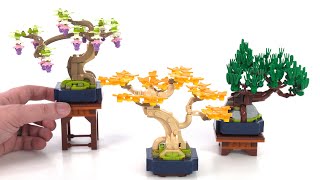 LEGO Mini-Bonsai Trees review! Botanicals continues to cook #NotSponsored 10373