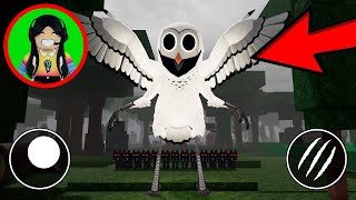 ME CONVIERTO EN EL BUHO DE 99 NOCHES EN EL BOSQUE Y ASUSTO A MI HERMANITA 😈 roblox | paolazgames