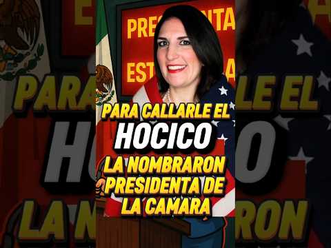 🤣"¡Para callarle el HOCICO 👈 La nombraron Presidenta de la cámara de Diputados!"‼️