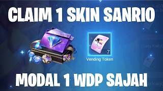 CARA DAPAT 1 SKIN SANRIO HANYA MODAL TOP UP 1 WDP SAJAH - MOBILE LEGENDS
