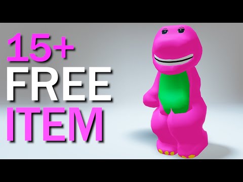 15+ FREE ITEMS IN ROBLOX 😍