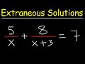 Solving Rational Equations and Extraneous Solutions