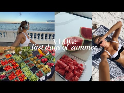 WEEKEND VLOG! final days of summer + major sunday reset & self-care!!