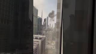 The Dubai International Financial Centre was hit by an Iranian drone.