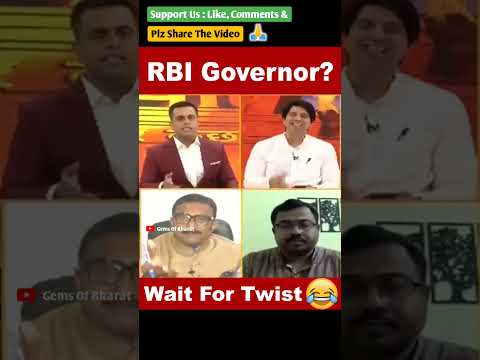 Who is RBI Governor ? Sushant Sinha Thug Life #shorts #trending #funny