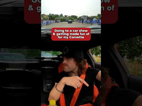 Getting made fun of at a car show with my Corvette 🥲 #shorts #cars #viral