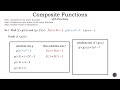 Exploring Composite Functions in Mathematics