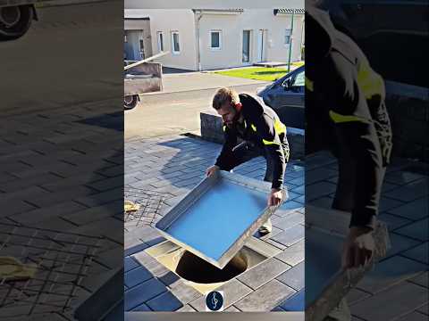 This guy is a genius, he does a technical access cover in an incredible way