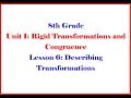 Transformations and Rotations in Geometry