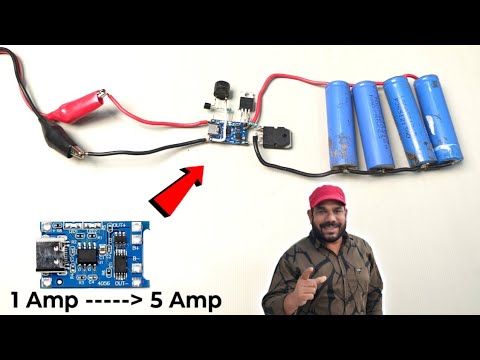 2 Useful TP4056 Module Modification for more Lithium Batteries | 1 Amp to 5 Amp | Fast Charging