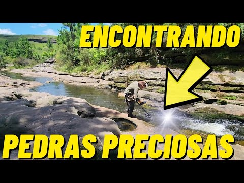 Muitas PEDRAS PRECIOSAS nesse RIO