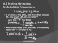 Stoichiometry and Mole Ratios