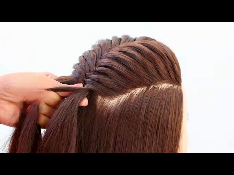 Romantic Braided Crown for Long Hair : Wedding & Prom Hairstyle Tutorial Girl