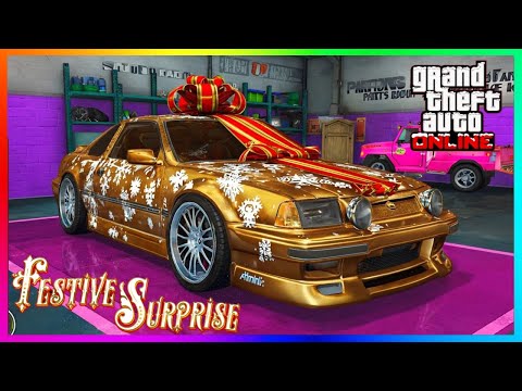 NEW RARE CHRISTMAS CAR, How To Unlock, FREE Xmas Vehicles, MONEY, GTA 5 DLC 2024 (GTA Online Update)