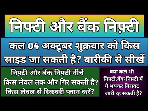 क्या कल भी निफ़्टी,बैंकनिफ्टी में भयंकर गिरावट जारी रहेगी?Nifty & BankNifty Prediction for Friday