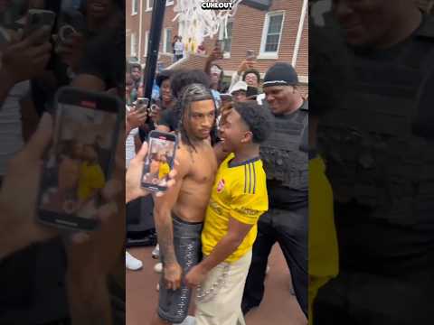 Deshae Frost vs Jay Cinco😂 #dunk #1v1 #shorts #basketball #public