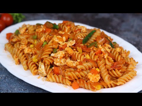 ঘরোয়া উপকরনে স্পাইসি মাসালা পাস্তা ॥ Pasta Recipe Bangla ॥ Spicy Egg Pasta ॥ Pasta recipe