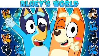 FNF Character Test | Gameplay vs Playground | Bluey's World | FNF Mods