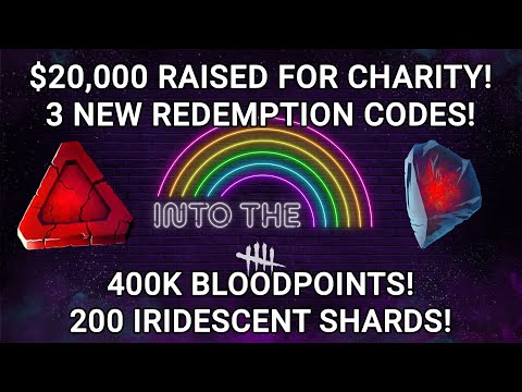 3 BRAND NEW INTO THE RAINBOW REDEMPTION CODES! 400K BLOODPOINTS! 200 IRI SHARDS! CHARMS & BADGES!