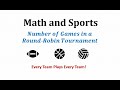 Round Robin Tournament Concepts