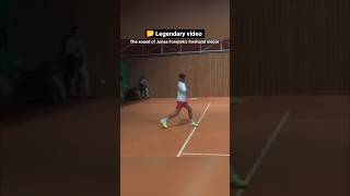 The sound of former world No 1 junior Jonas Forejtek's forehand indoor a few years ago #tennis